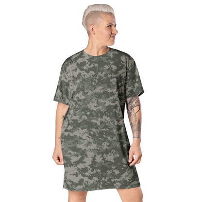 American Digital Army Combat Uniform (ACU) CAMO Womens T-Shirt Dress