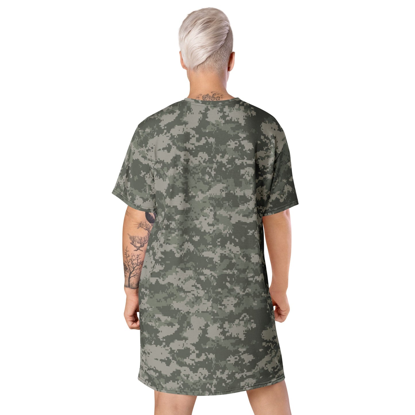American Digital Army Combat Uniform (ACU) CAMO Womens T-Shirt Dress