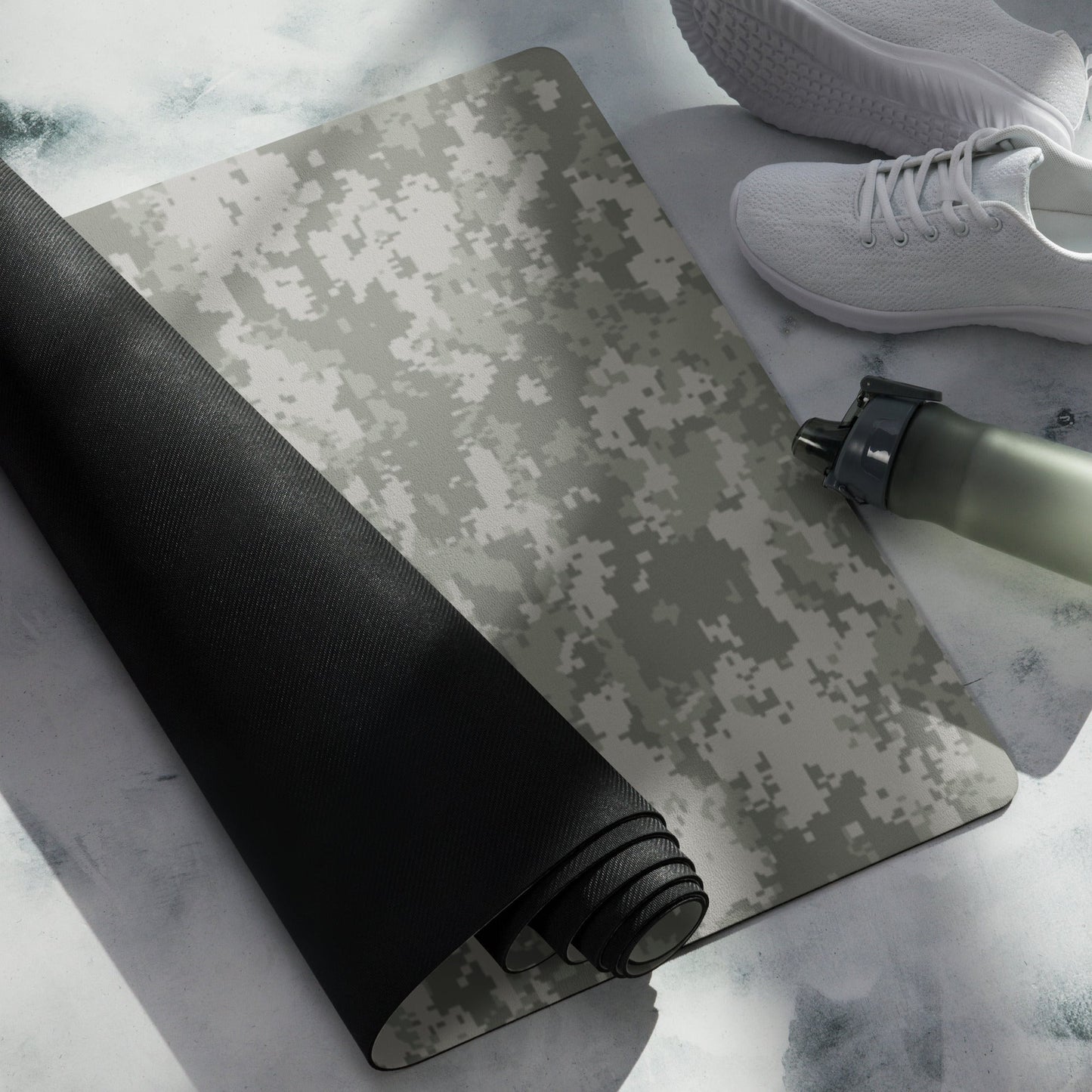 American Digital Army Combat Uniform (ACU) CAMO Yoga Mat