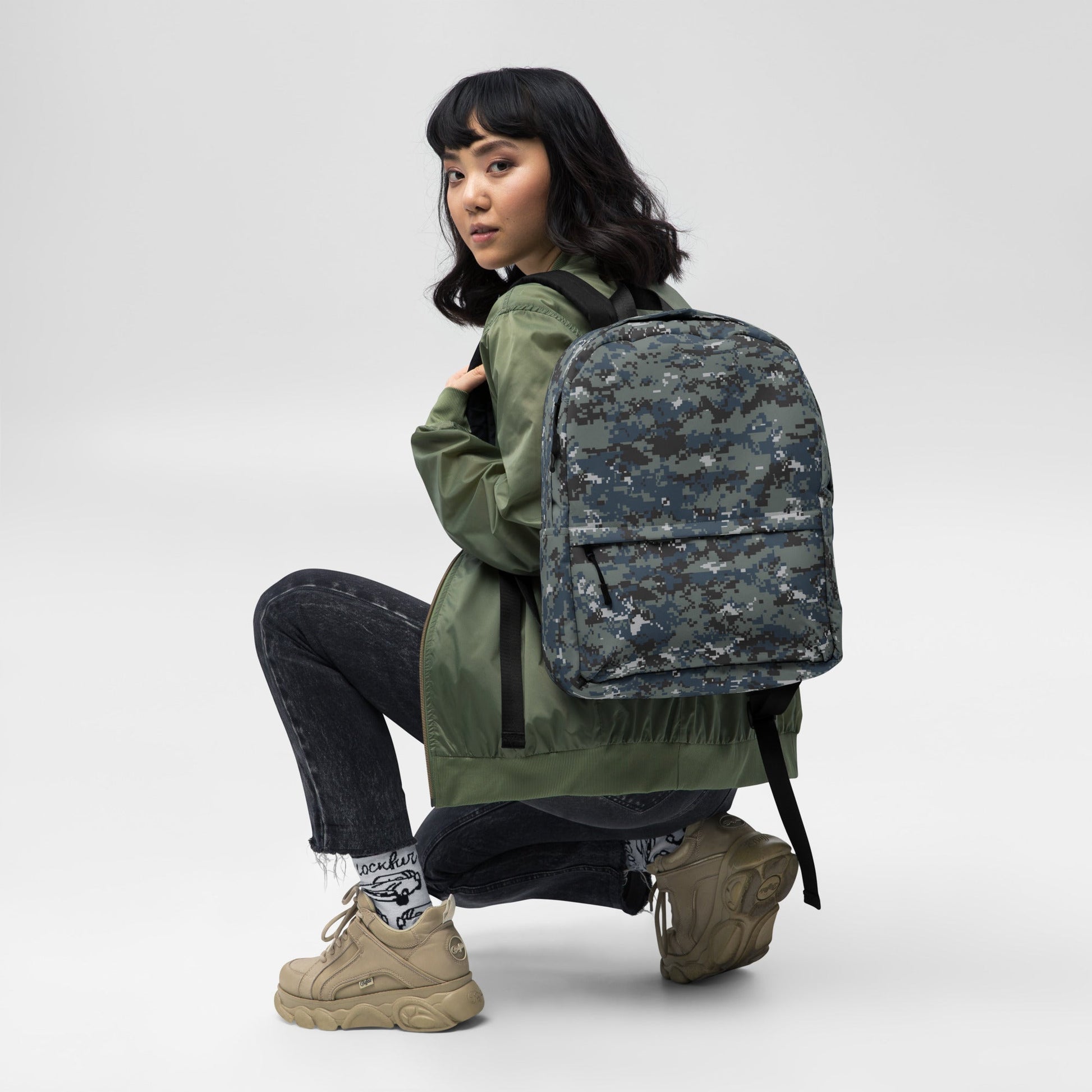 American Digital Blueberry CAMO Backpack Backpacks