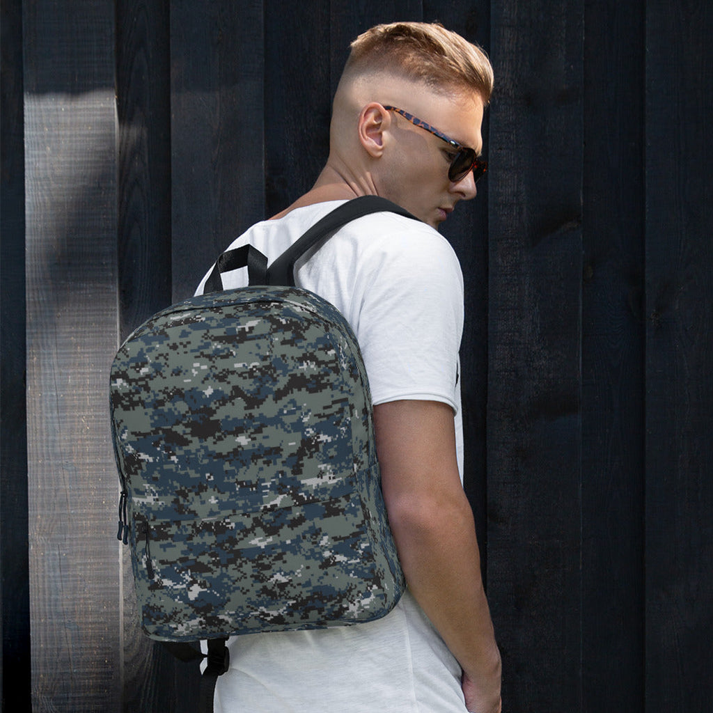Digital Blueberry Camo Backpack