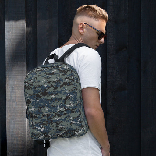 Digital Blueberry Camo Backpack