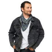 Digital Blueberry CAMO Bandana - Head