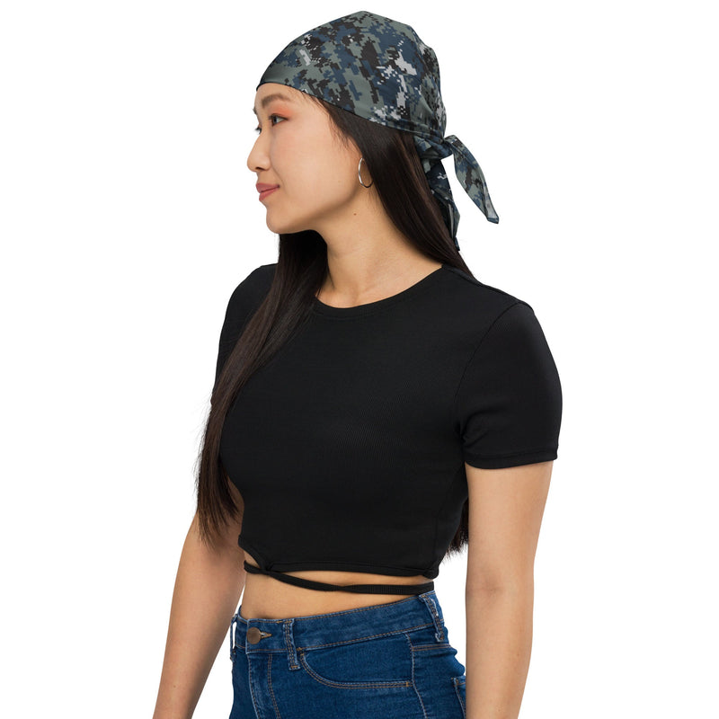 Digital Blueberry CAMO Bandana - Head