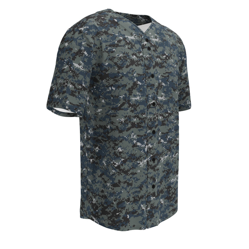 Digital Blueberry CAMO Unisex Baseball Jersey