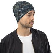 Digital Blueberry CAMO Beanie - Head