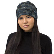 Digital Blueberry CAMO Beanie - Head