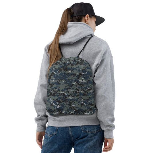 American Digital Blueberry CAMO Drawstring Bag - Bags