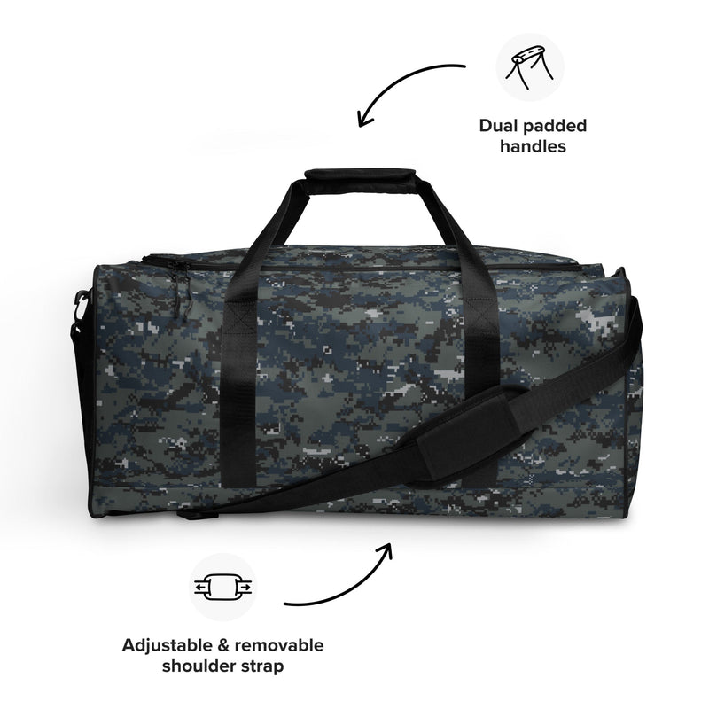 Digital Blueberry CAMO Duffle Bag