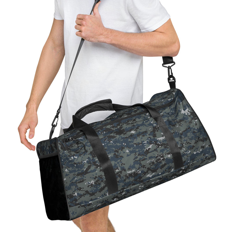 Digital Blueberry CAMO Duffle Bag
