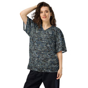 Digital Blueberry CAMO Unisex Football Jersey - American