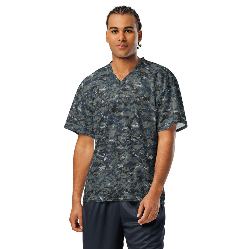 Digital Blueberry CAMO Unisex Football Jersey - American