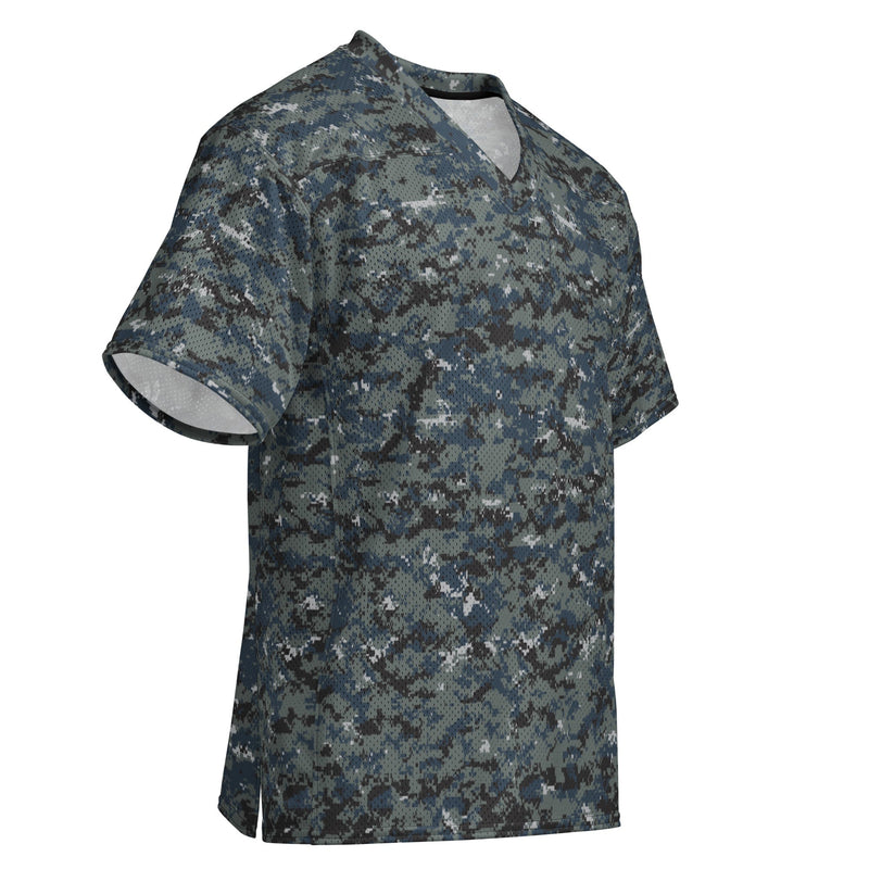 Digital Blueberry CAMO Unisex Football Jersey - American