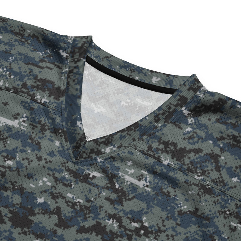 Digital Blueberry CAMO Unisex Football Jersey - American