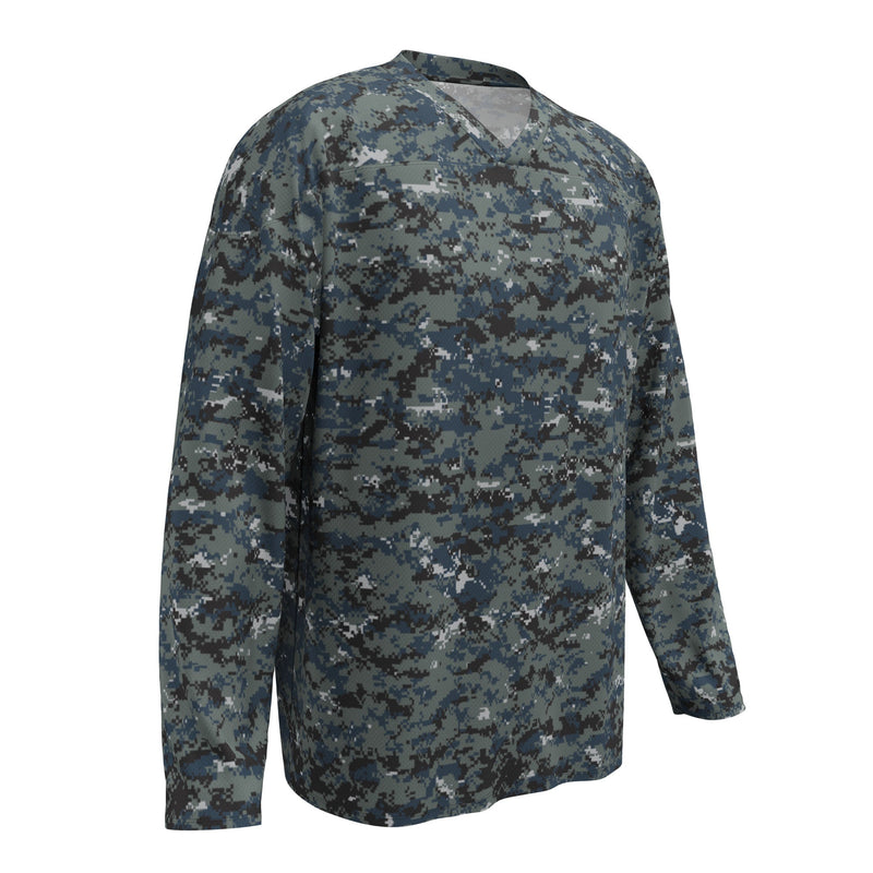 Digital Blueberry CAMO Unisex Hockey Fan Jersey