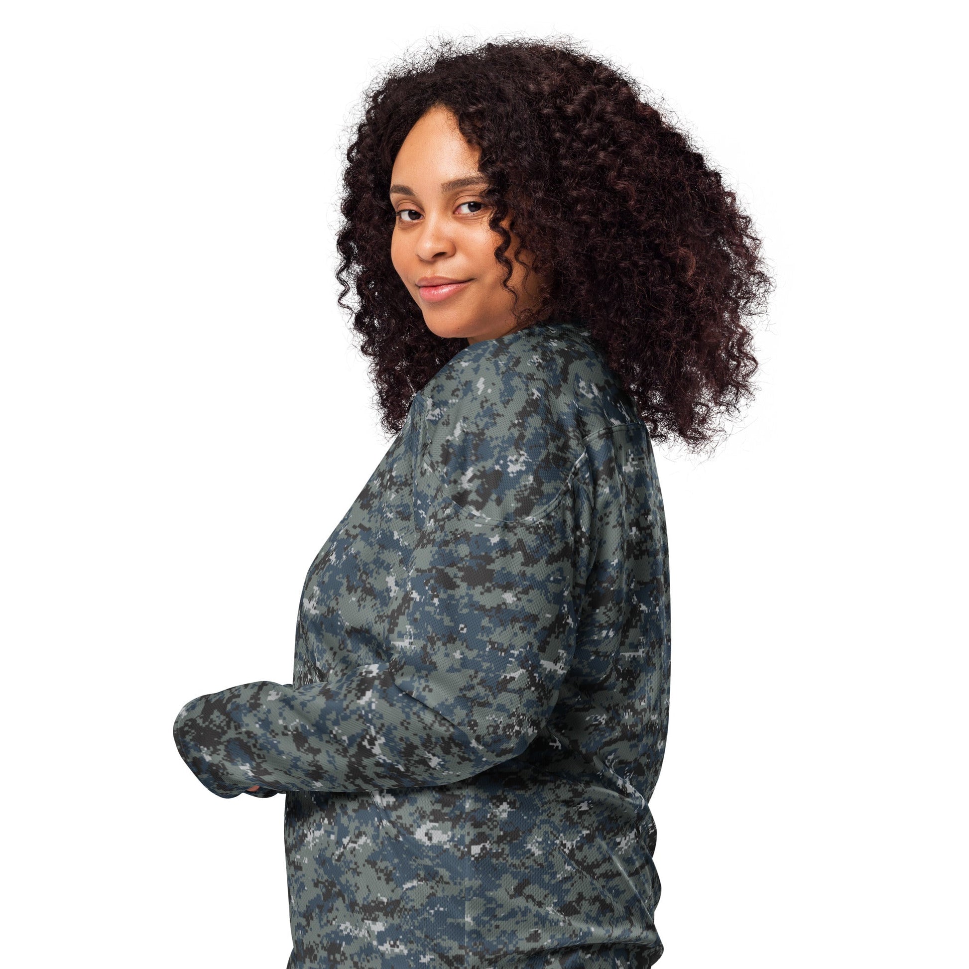 American Digital Blueberry CAMO hockey fan jersey - Hockey Jerseys