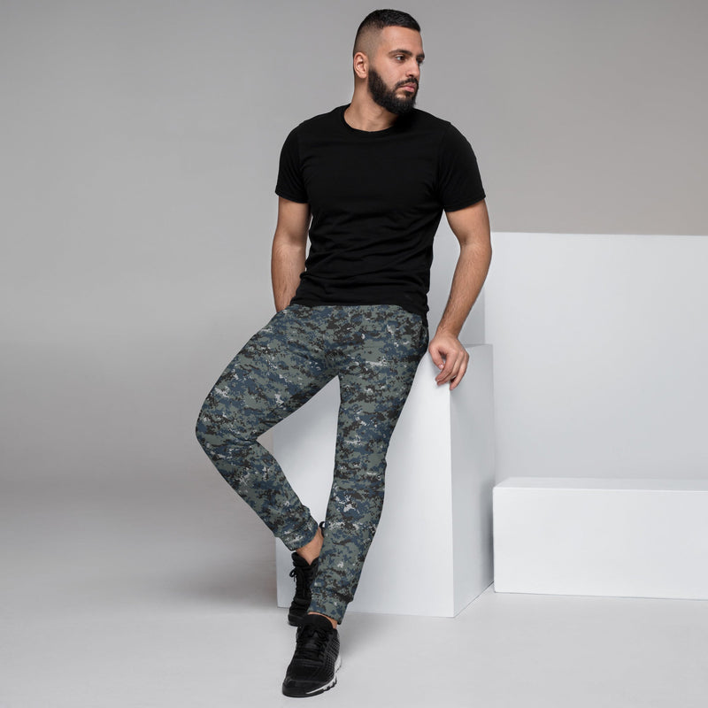 Digital Blueberry CAMO Mens Joggers - Men