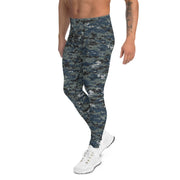 Digital Blueberry CAMO Mens Leggings - Men