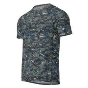 Digital Blueberry CAMO Mens Short-Sleeve Rash Guard - SS