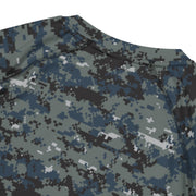 Digital Blueberry CAMO Mens Short-Sleeve Rash Guard - SS