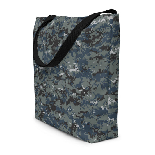 American Digital Blueberry CAMO Print Large Tote Bag - Bags