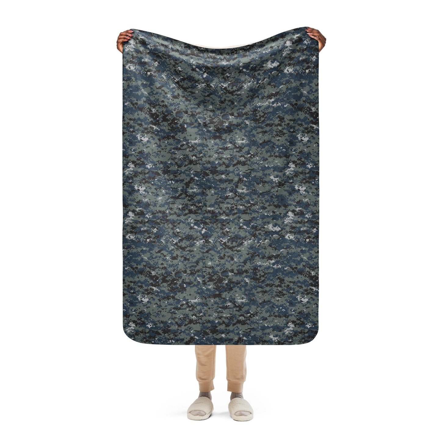 American Digital Blueberry CAMO Sherpa blanket - 37″×57″ - Blankets