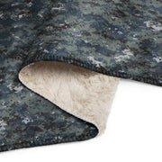 Digital Blueberry CAMO Sherpa Blanket