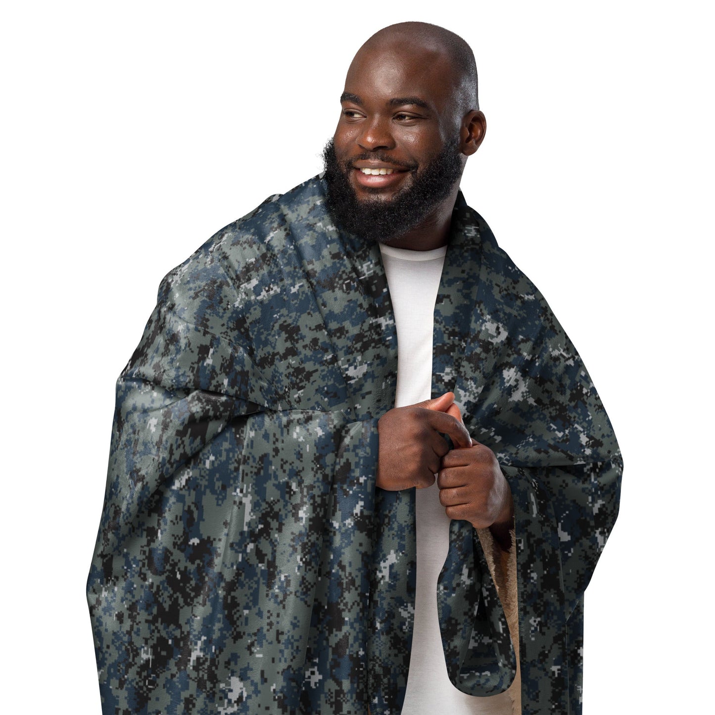 American Digital Blueberry CAMO Sherpa blanket - Blankets