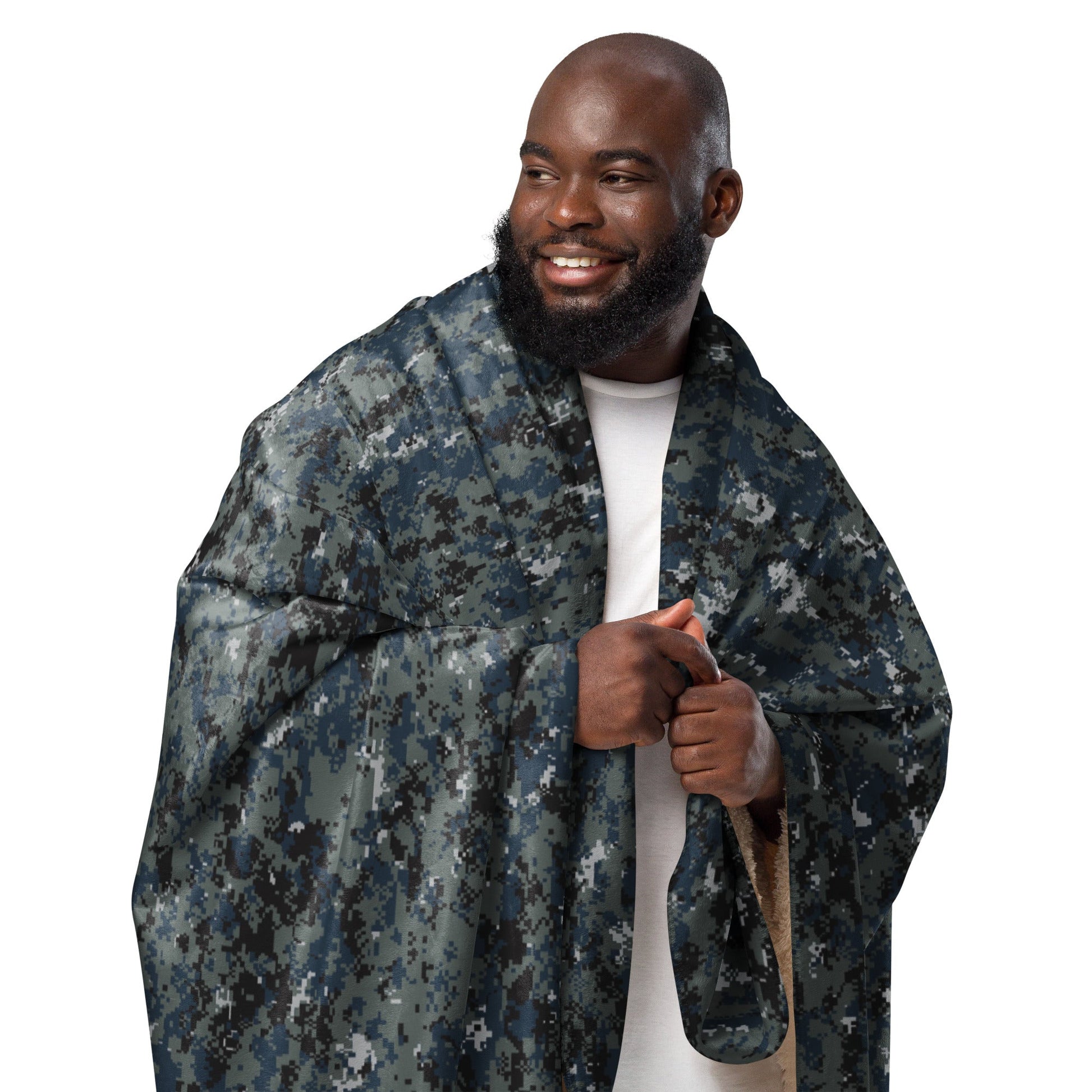 American Digital Blueberry CAMO Sherpa blanket - Blankets