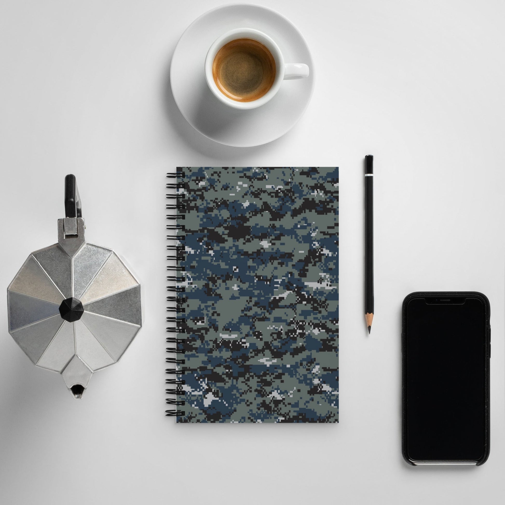 American Digital Blueberry CAMO Spiral notebook - Notebooks