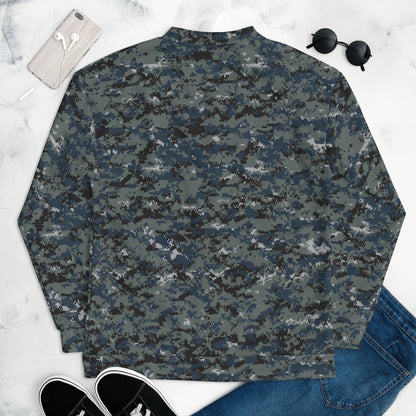American Digital Blueberry CAMO Unisex Bomber Jacket - Jackets