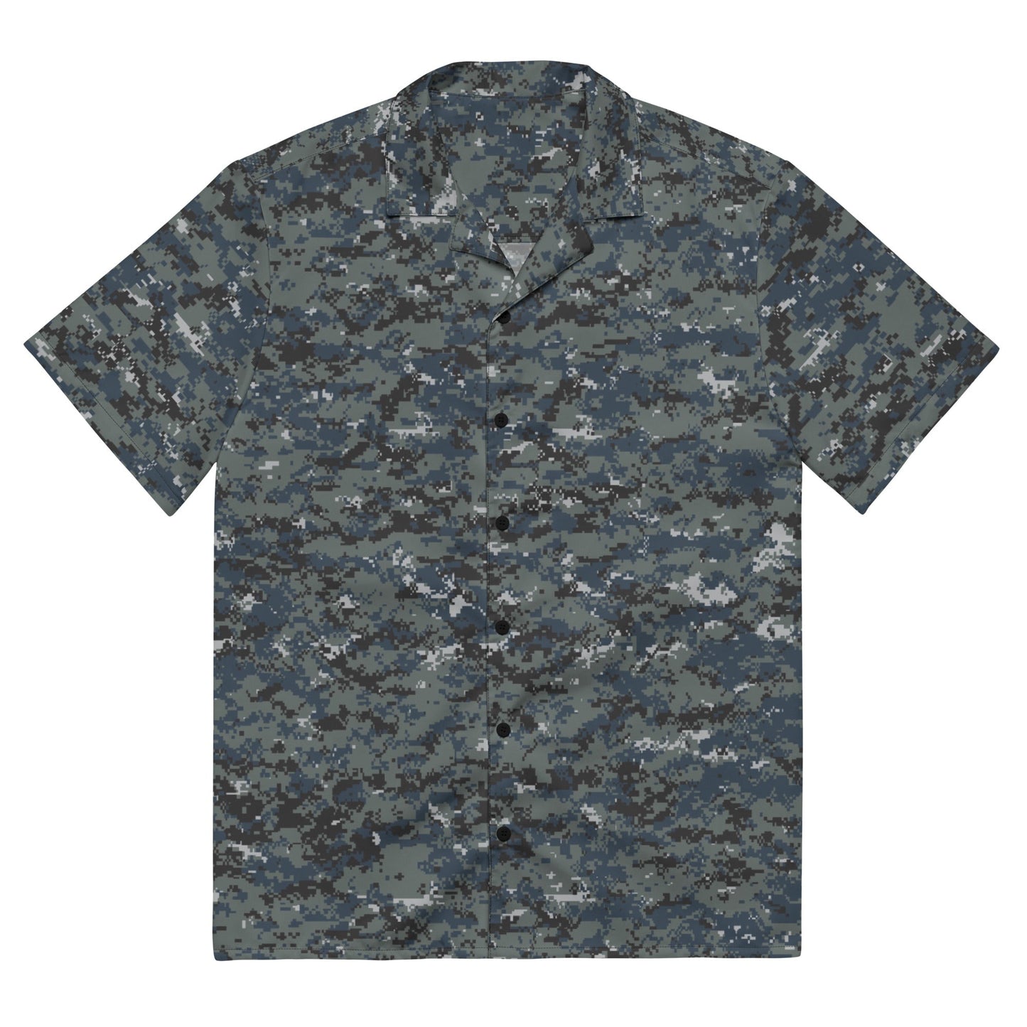 American Digital Blueberry CAMO Unisex button shirt - 2XS - Button Shirts