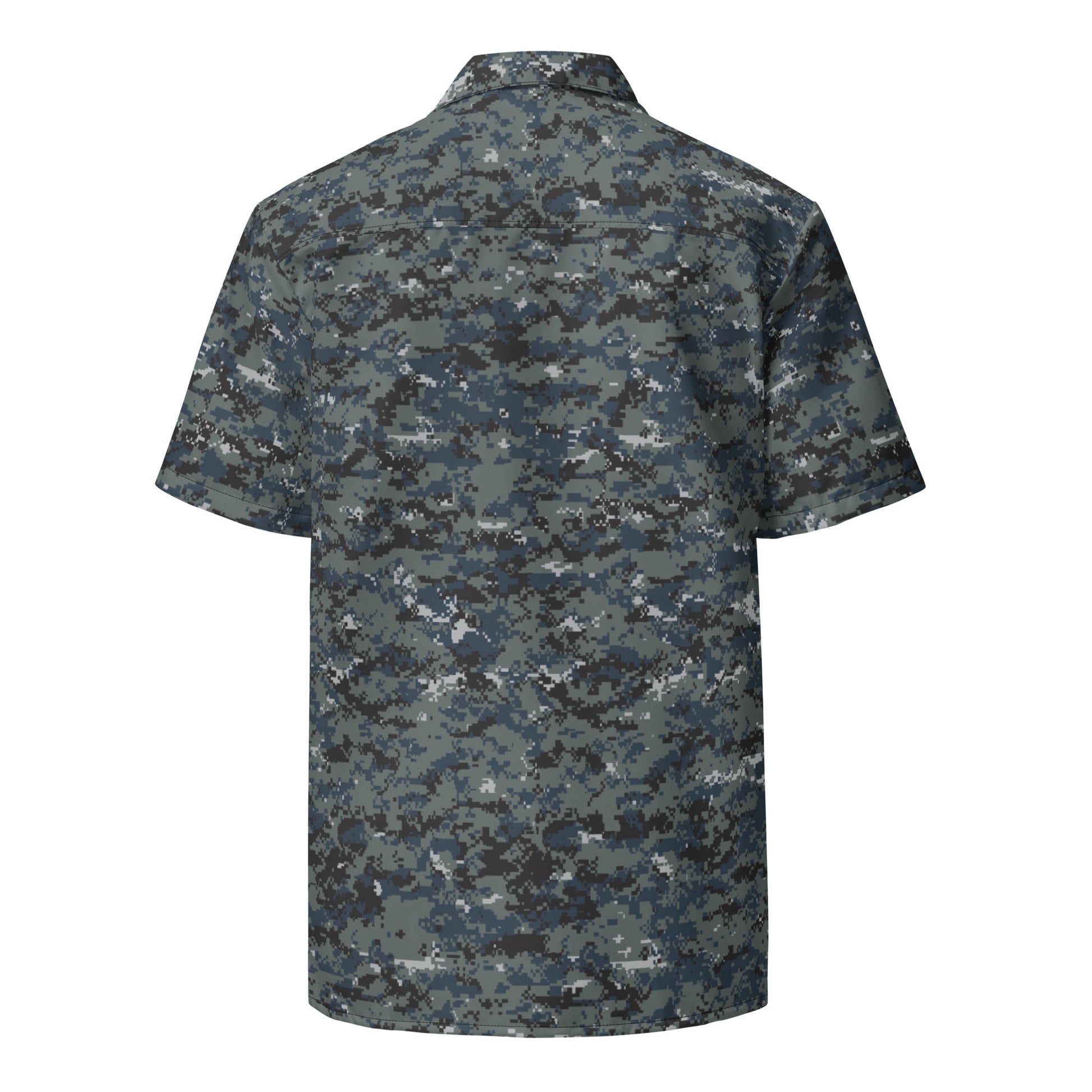American Digital Blueberry CAMO Unisex button shirt - Button Shirts