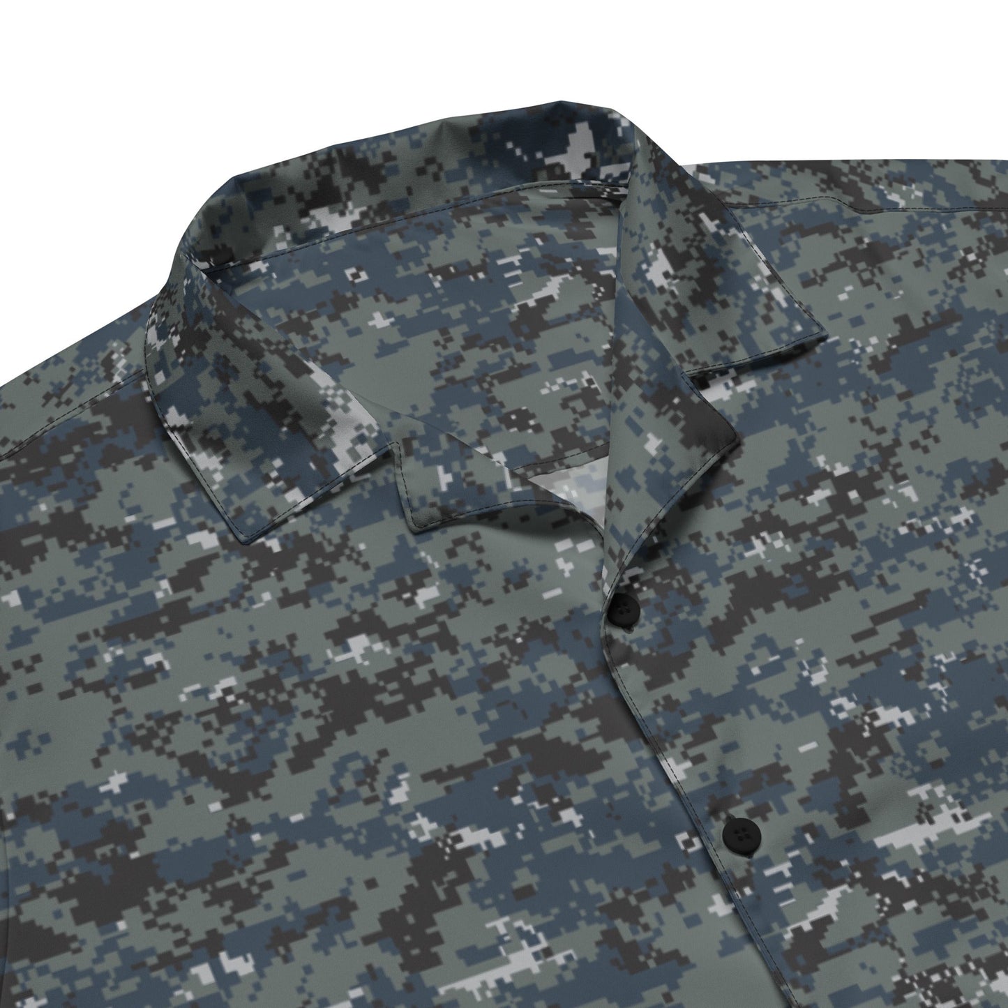 American Digital Blueberry CAMO Unisex button shirt - Button Shirts