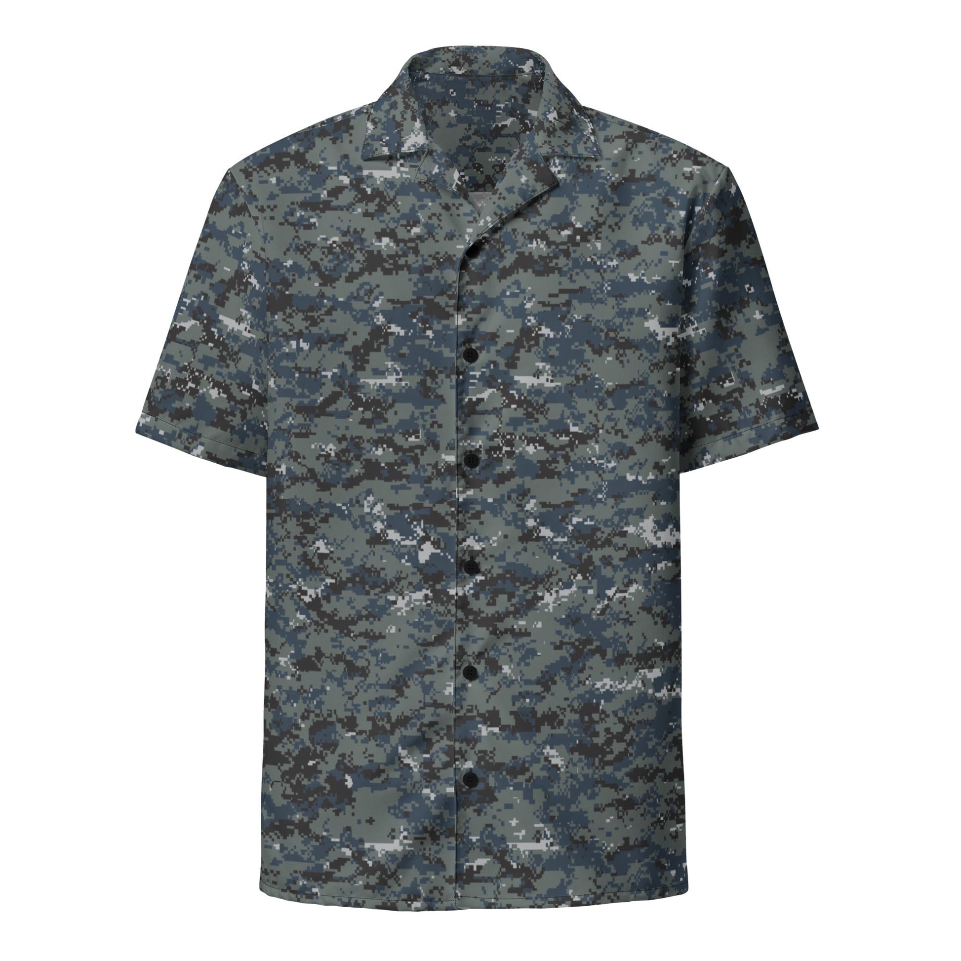 American Digital Blueberry CAMO Unisex button shirt - Button Shirts
