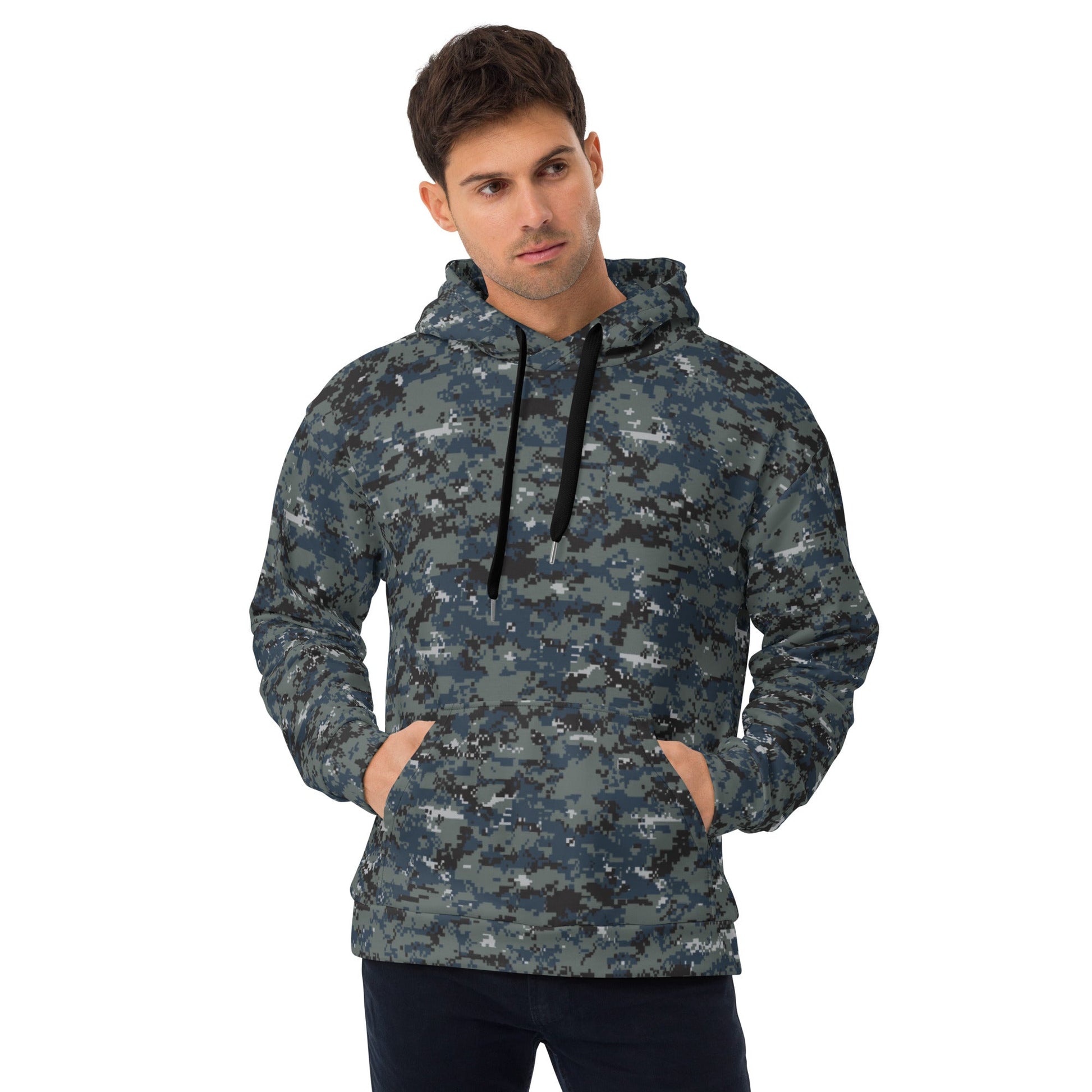 American Digital Blueberry CAMO Unisex Hoodie - 2XS - Hoodies