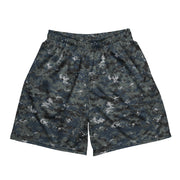Digital Blueberry CAMO Unisex Mesh Shorts - 2XS