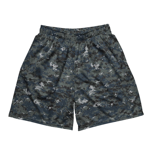 Digital Blueberry CAMO Unisex Mesh Shorts - 2XS