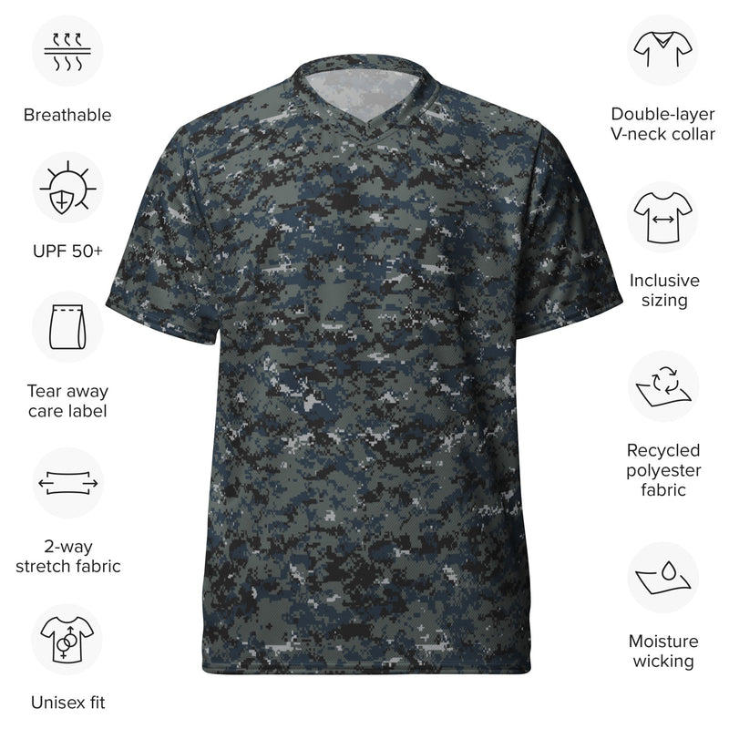 Digital Blueberry CAMO Unisex Sports Jersey