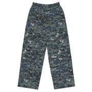 Digital Blueberry CAMO Unisex Wide-Leg Leisure Pants - 2XS - Pant