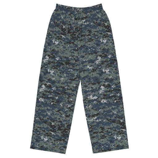 Digital Blueberry CAMO Unisex Wide-Leg Leisure Pants - 2XS - Pant