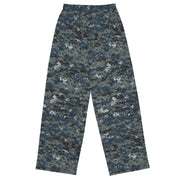 Digital Blueberry CAMO Unisex Wide-Leg Leisure Pants - Pant