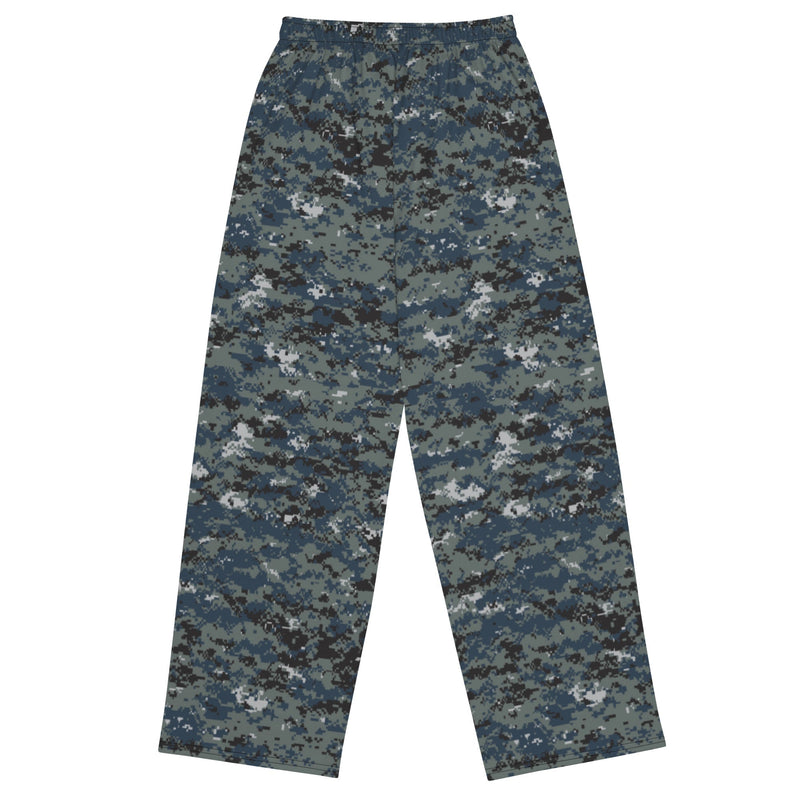 Digital Blueberry CAMO Unisex Wide-Leg Leisure Pants - Pant