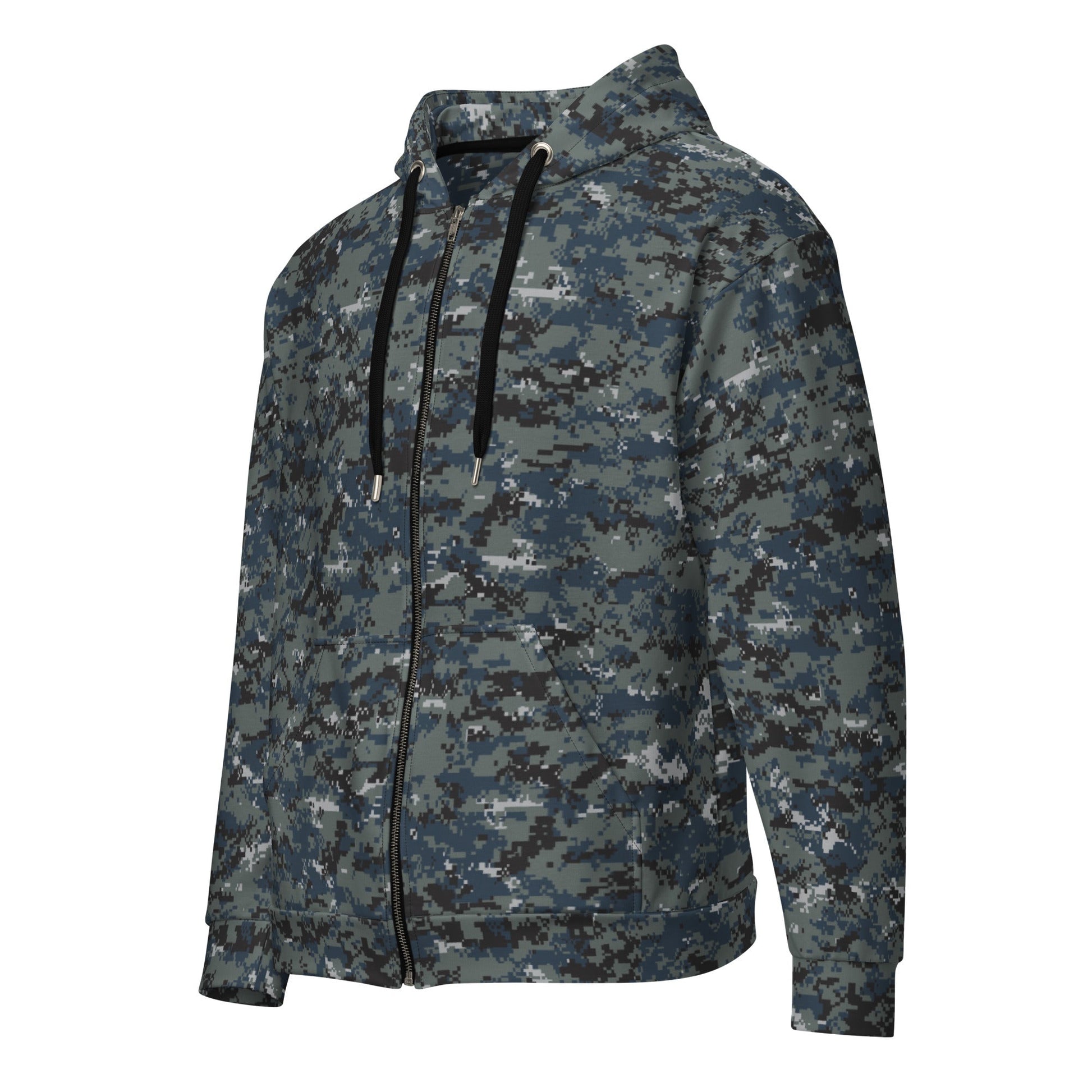 American Digital Blueberry CAMO Unisex zip hoodie - Zip Hoodies
