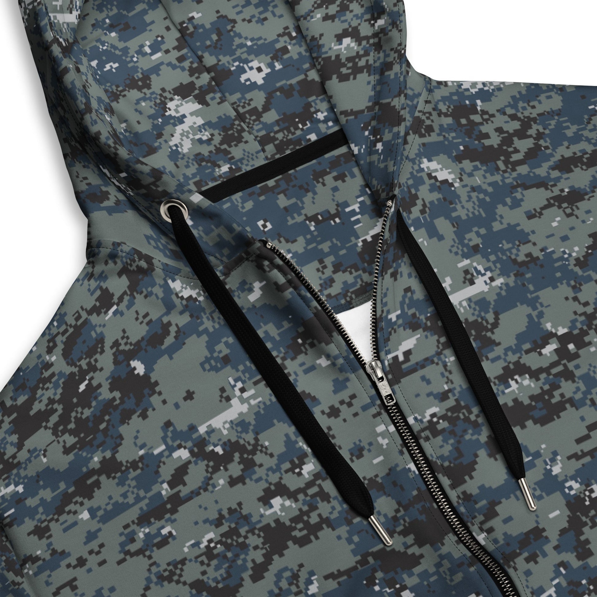 American Digital Blueberry CAMO Unisex zip hoodie - Zip Hoodies