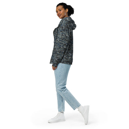 American Digital Blueberry CAMO Unisex zip hoodie - Zip Hoodies