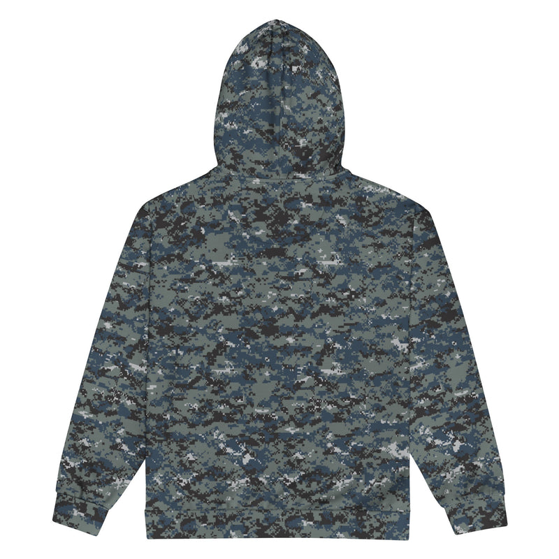 Digital Blueberry CAMO Unisex Zip Hoodie