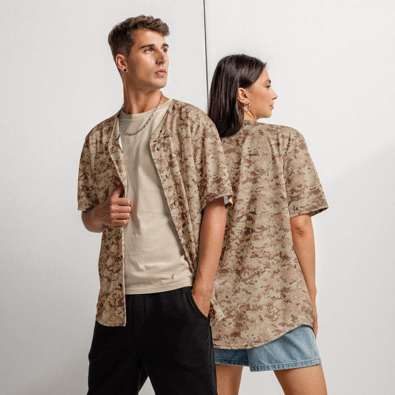 Digital Desert CAMO Unisex Baseball Jersey - 2XS