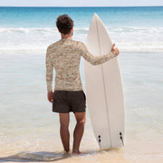Digital Desert CAMO Mens Long-Sleeve Rash Guard