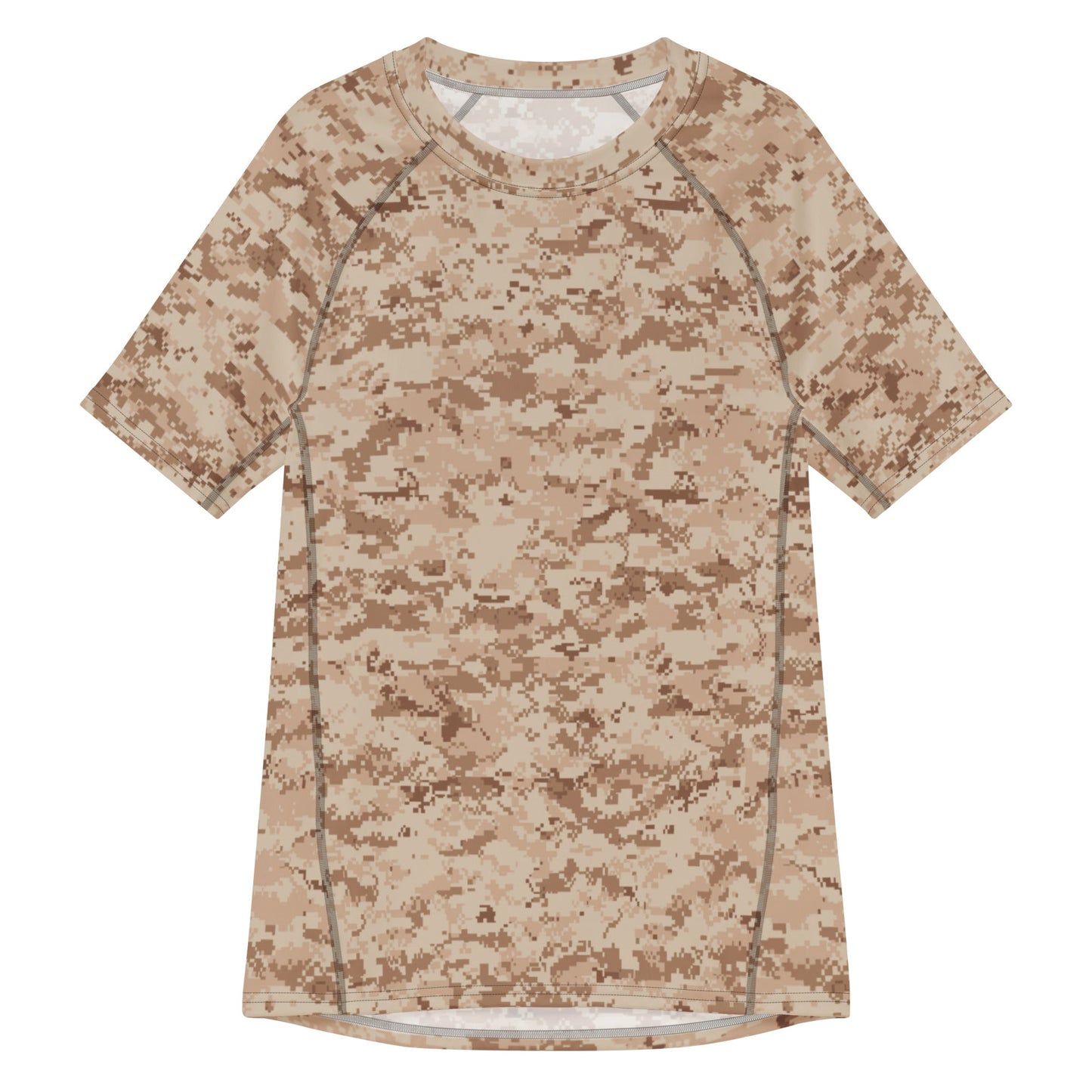 American Digital Desert CAMO Mens Short-Sleeve Rash Guard - 2XS